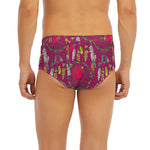 Purple Native Dream Catcher Print Men's Briefs