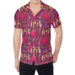 Purple Native Dream Catcher Print Men's Shirt