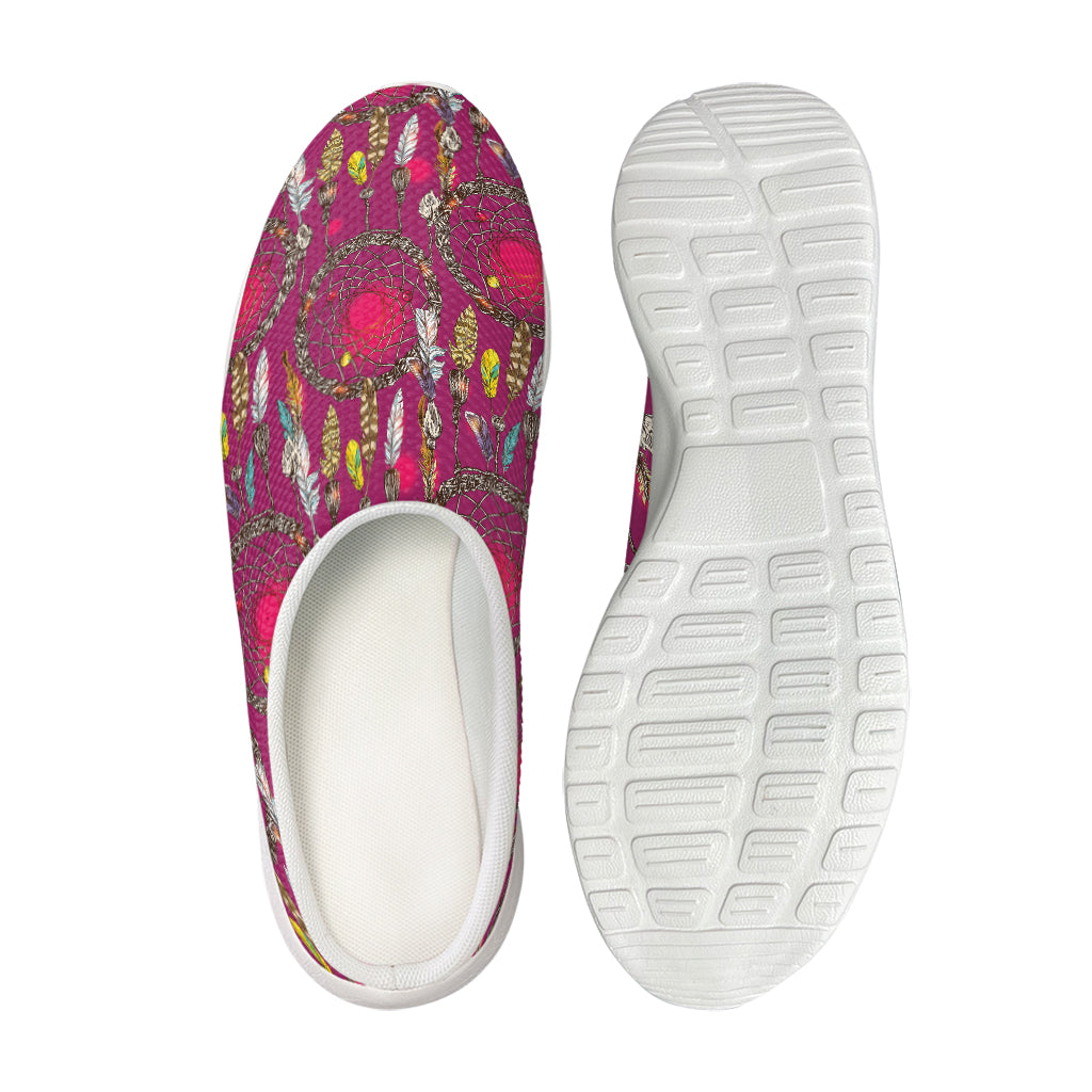 Purple Native Dream Catcher Print Mesh Casual Shoes