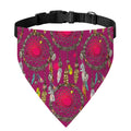 Purple Native Dream Catcher Print Over The Collar Dog Bandana