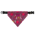 Purple Native Dream Catcher Print Over The Collar Dog Bandana