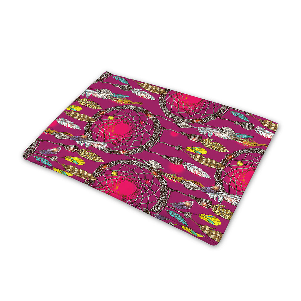 Purple Native Dream Catcher Print Pet Cooling Mat Cover