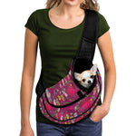 Purple Native Dream Catcher Print Pet Sling Carrier