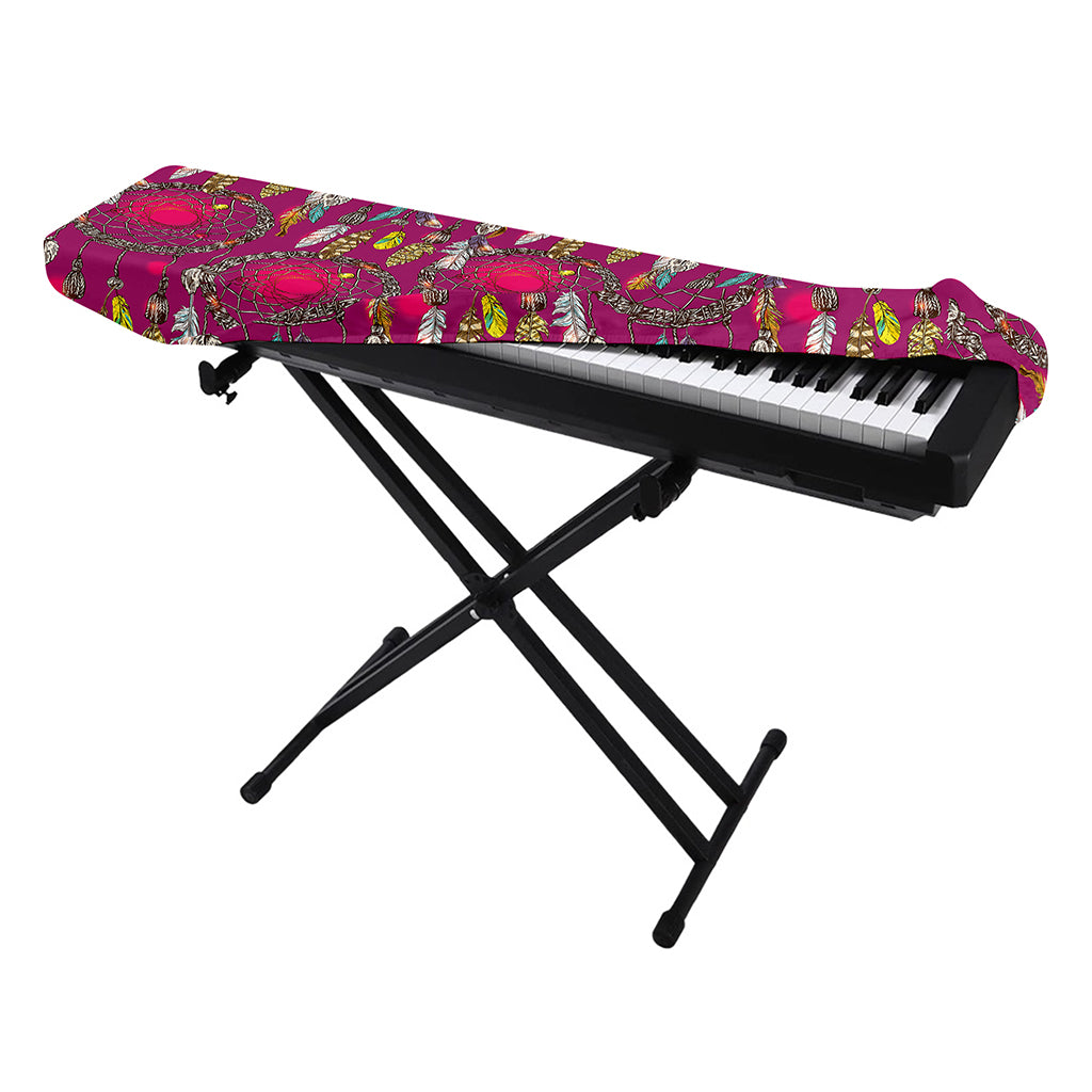 Purple Native Dream Catcher Print Piano Keyboard Cover