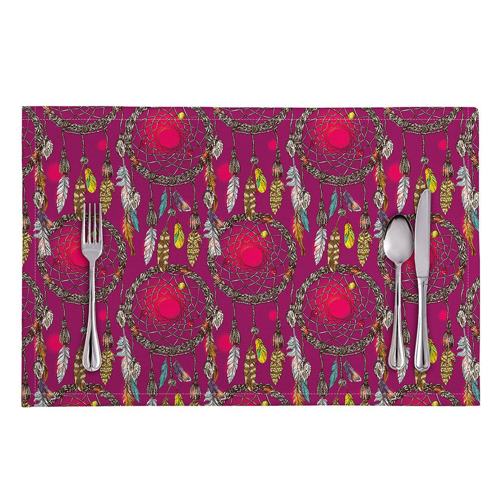Purple Native Dream Catcher Print Placemat