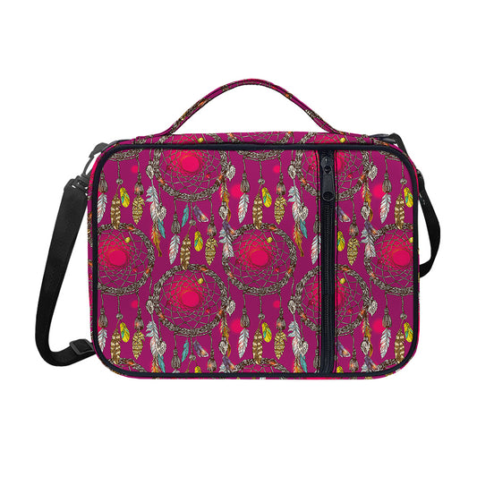 Purple Native Dream Catcher Print Shoulder Strap Bible Bag