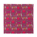 Purple Native Dream Catcher Print Silk Bandana