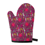 Purple Native Dream Catcher Print Single Oven Mitt