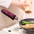 Purple Native Dream Catcher Print Skillet Handle Cover