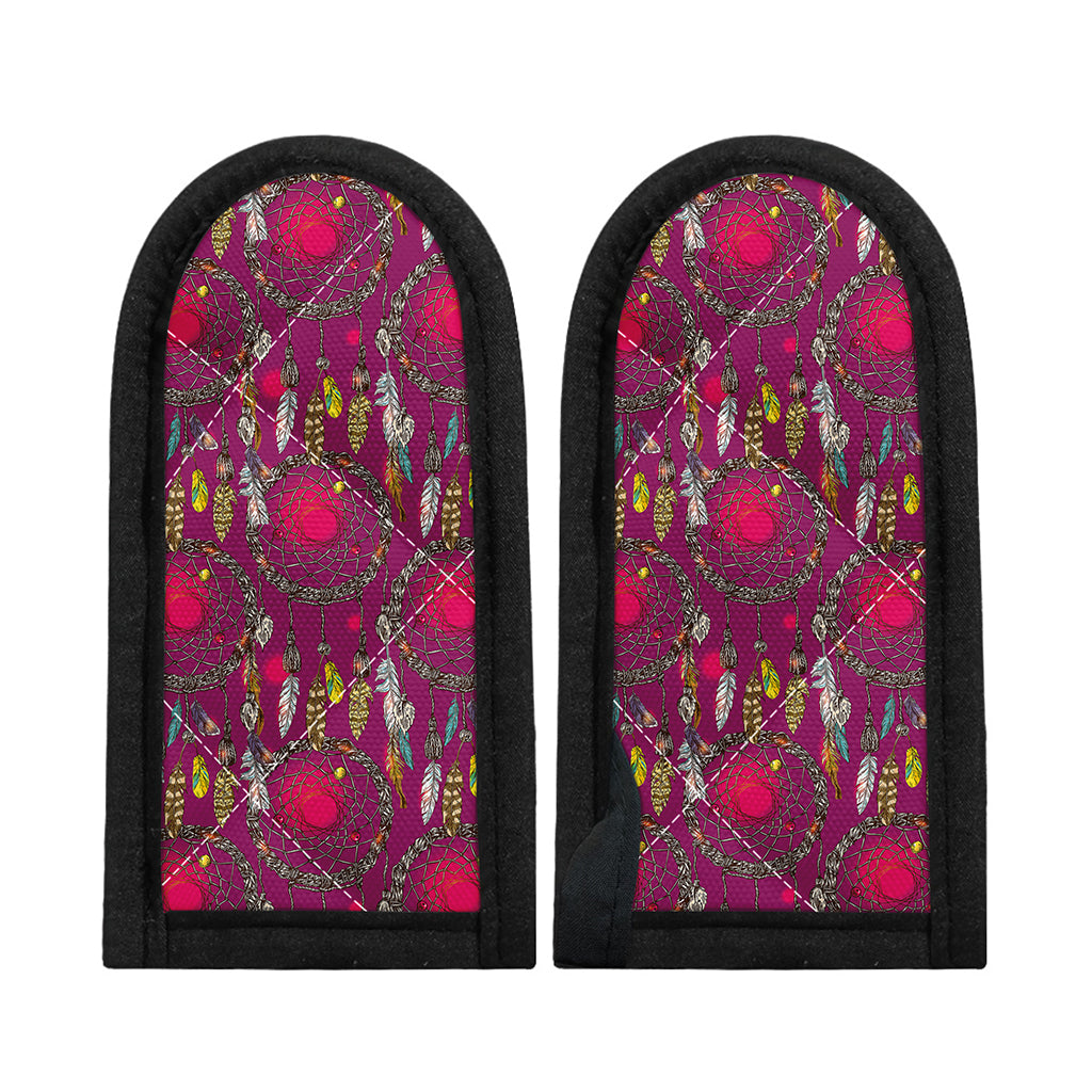 Purple Native Dream Catcher Print Skillet Handle Cover