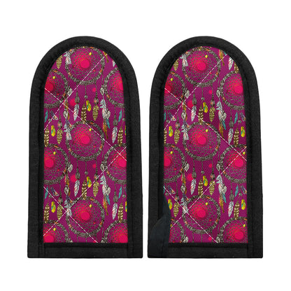 Purple Native Dream Catcher Print Skillet Handle Cover