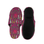Purple Native Dream Catcher Print Slippers