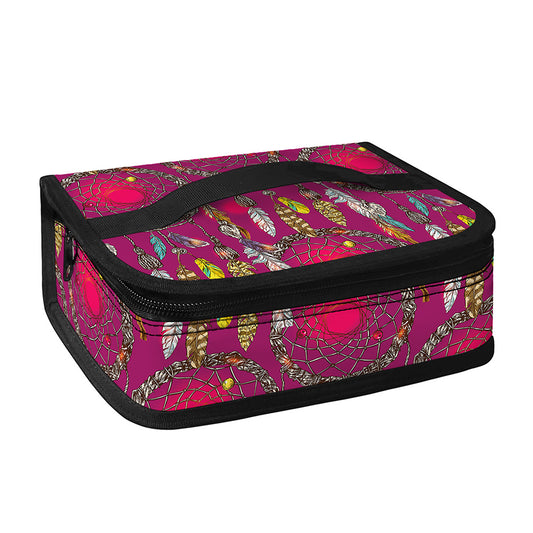 Purple Native Dream Catcher Print Small Lunch Bag