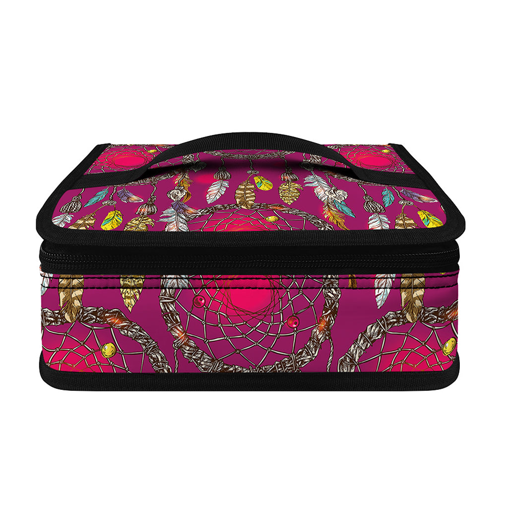 Purple Native Dream Catcher Print Small Lunch Bag