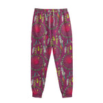 Purple Native Dream Catcher Print Sweatpants