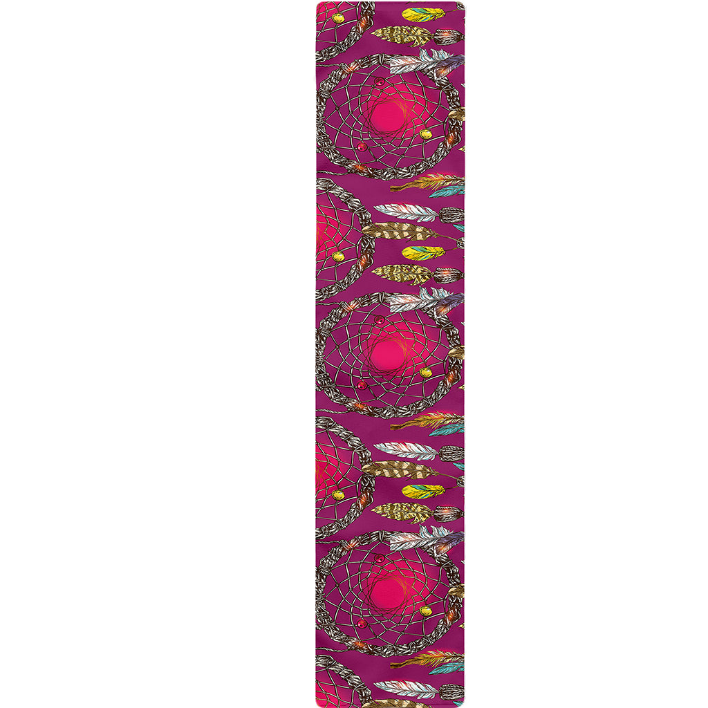 Purple Native Dream Catcher Print Table Runner