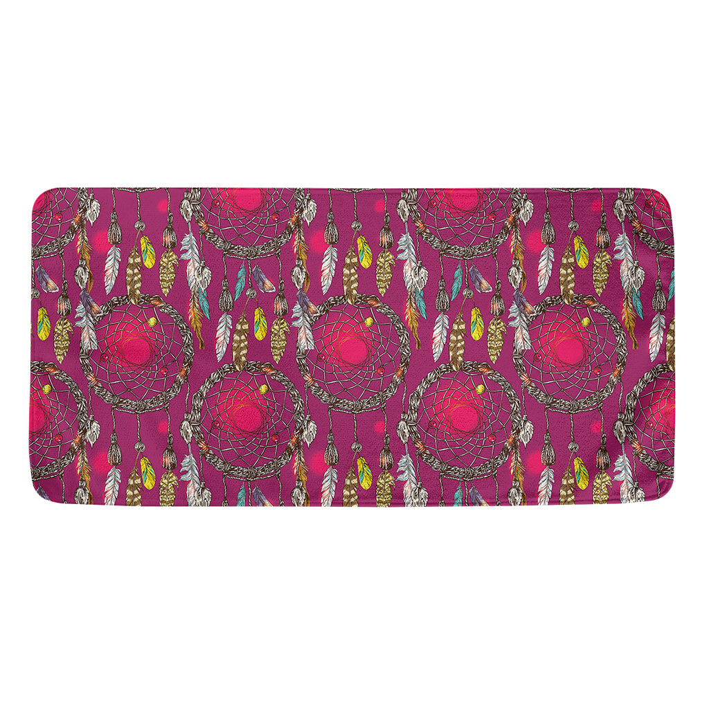Purple Native Dream Catcher Print Towel