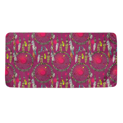 Purple Native Dream Catcher Print Towel