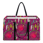 Purple Native Dream Catcher Print Utility Tote Bag