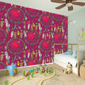 Purple Native Dream Catcher Print Wall Sticker
