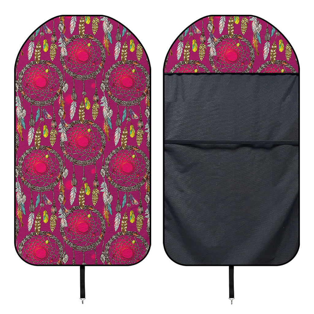 Purple Native Dream Catcher Print Waterproof Car Seat Cover