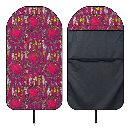 Purple Native Dream Catcher Print Waterproof Car Seat Cover