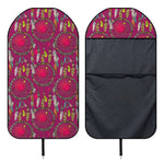 Purple Native Dream Catcher Print Waterproof Car Seat Cover