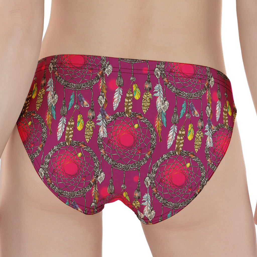 Purple Native Dream Catcher Print Women's Panties