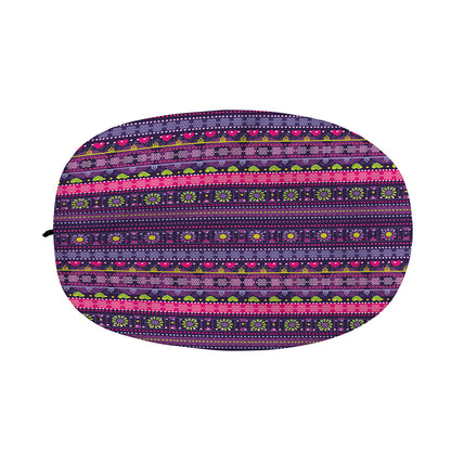 Purple Native Tribal Pattern Print Car Side Mirror Covers