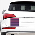 Purple Native Tribal Pattern Print Car Sticker