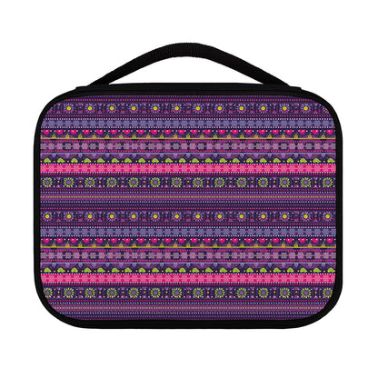 Purple Native Tribal Pattern Print Classic Bible Case