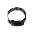 Purple Native Tribal Pattern Print Dog Collar