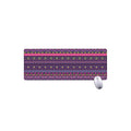 Purple Native Tribal Pattern Print Extended Mouse Pad