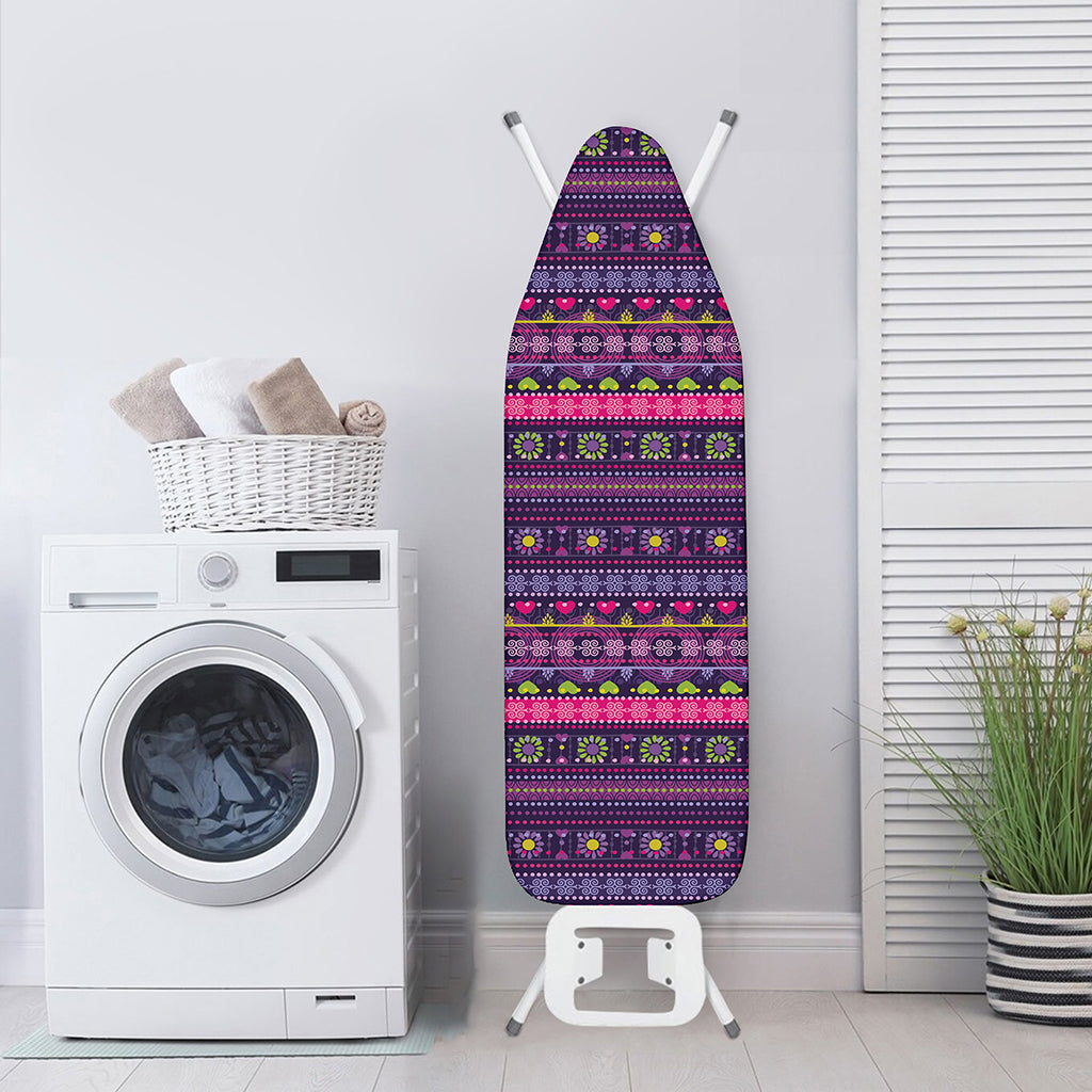 Purple Native Tribal Pattern Print Ironing Board Cover