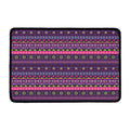 Purple Native Tribal Pattern Print Kitchen Mat