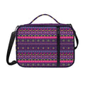 Purple Native Tribal Pattern Print Shoulder Strap Bible Bag