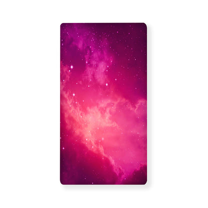 Purple Nebula Cloud Galaxy Space Print Baby Crib Sheet
