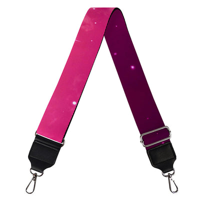 Purple Nebula Cloud Galaxy Space Print Bag Strap