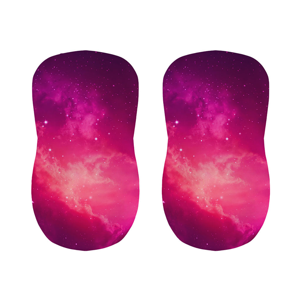 Purple Nebula Cloud Galaxy Space Print Bar Stool Covers