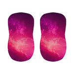 Purple Nebula Cloud Galaxy Space Print Bar Stool Covers