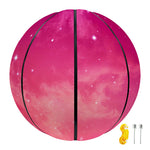 Purple Nebula Cloud Galaxy Space Print Basketball