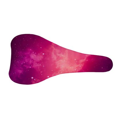 Purple Nebula Cloud Galaxy Space Print Bicycle Seat Cover