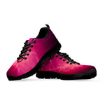 Purple Nebula Cloud Galaxy Space Print Black Running Shoes