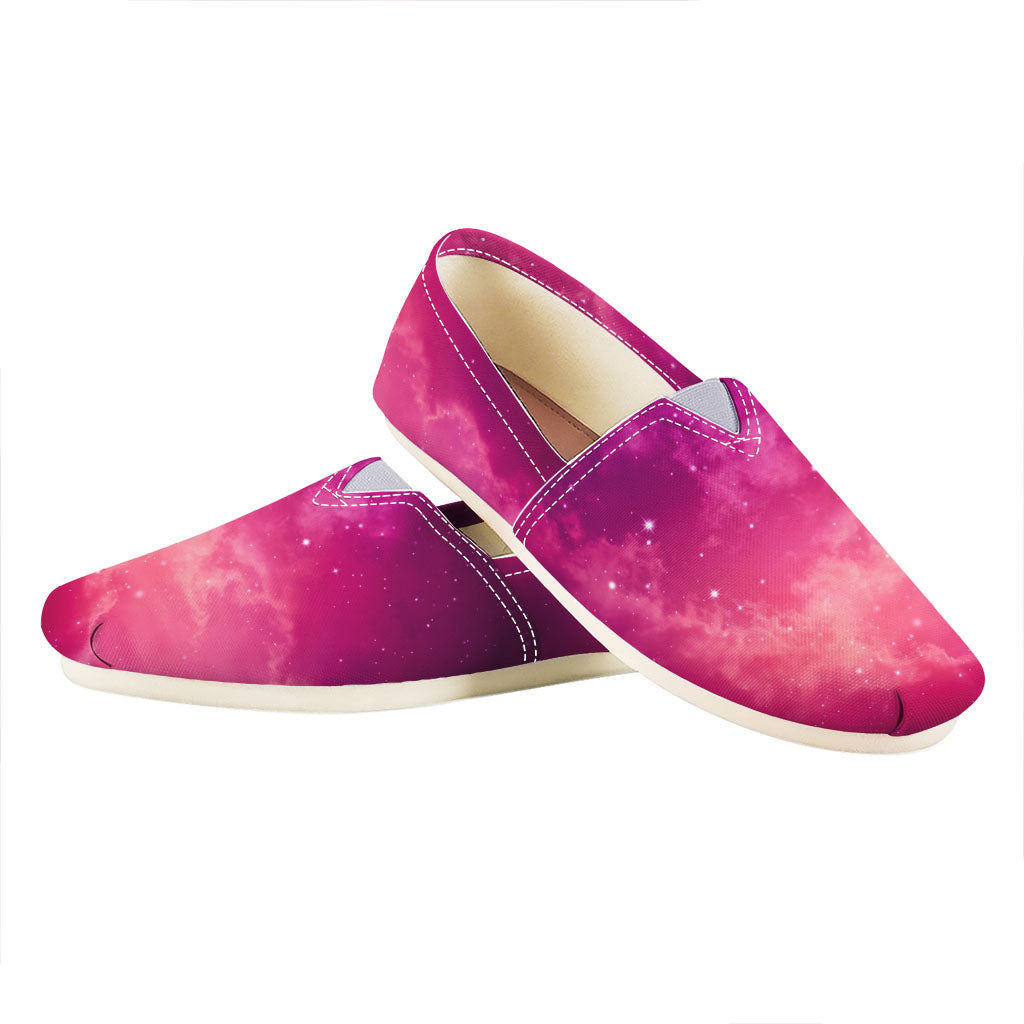 Purple Nebula Cloud Galaxy Space Print Casual Shoes