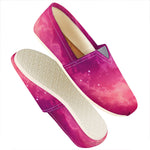 Purple Nebula Cloud Galaxy Space Print Casual Shoes