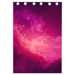 Purple Nebula Cloud Galaxy Space Print Curtain