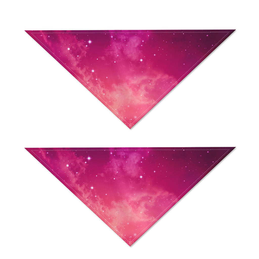 Purple Nebula Cloud Galaxy Space Print Dog Bandana