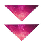 Purple Nebula Cloud Galaxy Space Print Dog Bandana