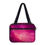 Purple Nebula Cloud Galaxy Space Print Double Strap Bible Bag