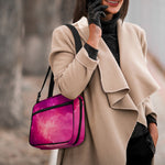 Purple Nebula Cloud Galaxy Space Print Double Strap Bible Bag